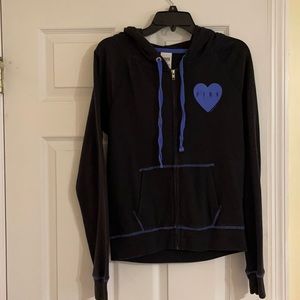 Like new black PINK zippered jacket